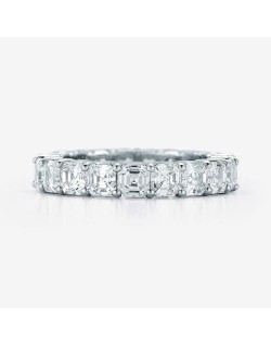 Anello Eternity Diamanti Asscher