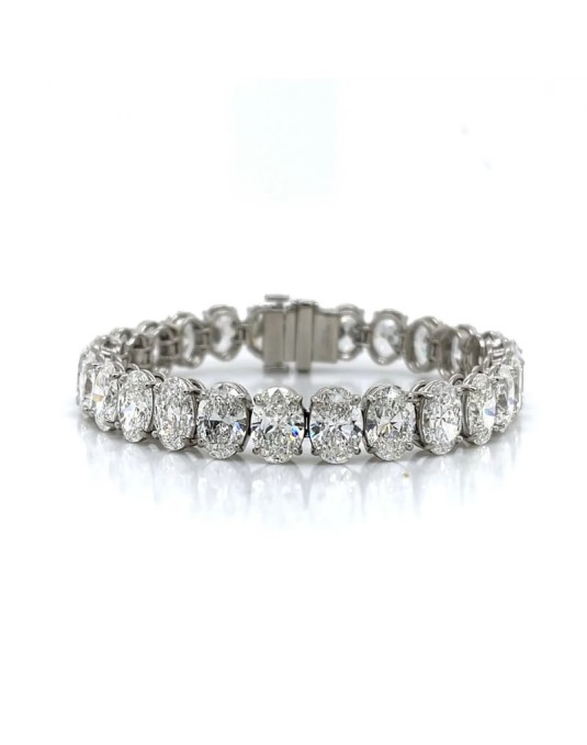 Bracciale Diamanti Ovali di 1 carato