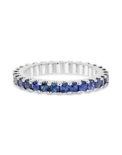 Anello Eternity Zaffiri Princess 1 carato