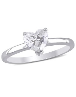 Anello Diamante Taglio Cuore di 0.50 carati