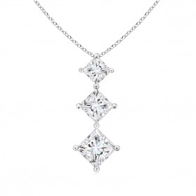 Ciondolo Trilogy Diamanti Princess 1.50 carati