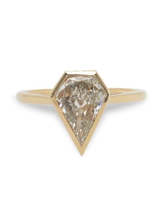 Solitario Diamante Kite naturale