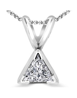 Ciondolo Diamante Triangolare 1 carato