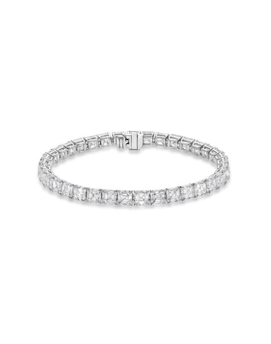 Bracciale Con Diamanti Asscher Oro Bianco