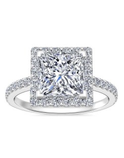 Anello Con Diamante Princess Centrale