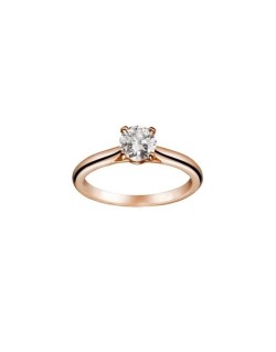 Anello Di Matrimonio Oro Rosa 18k con diamante