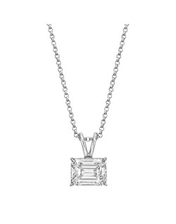 Ciondolo Con Diamante Taglio Emerald 1 carato
