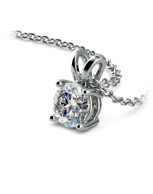 Ciondolo Di Platino con diamante