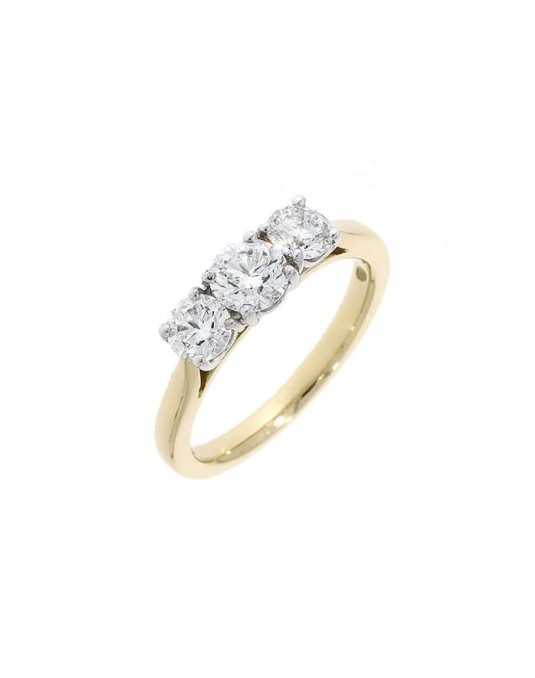 Anello Trilogy Donna in oro giallo