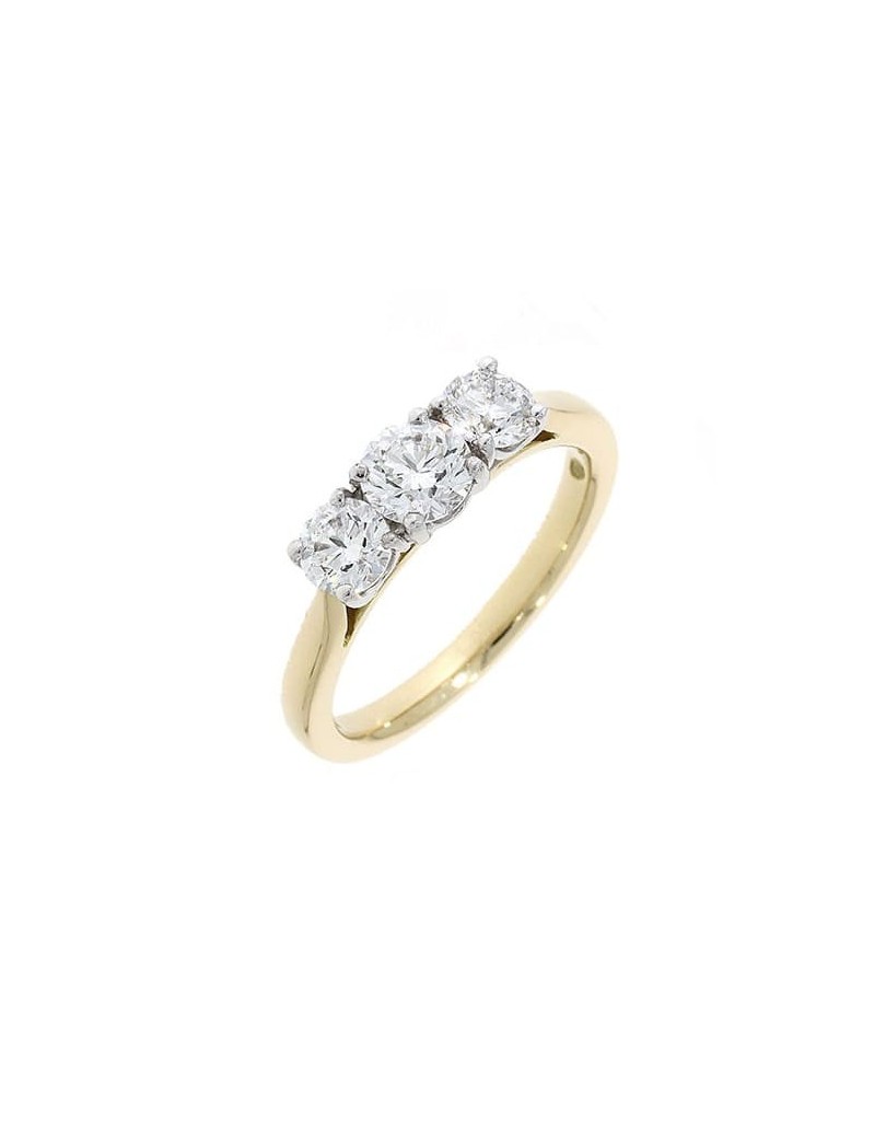 Anello Trilogy Donna in oro giallo