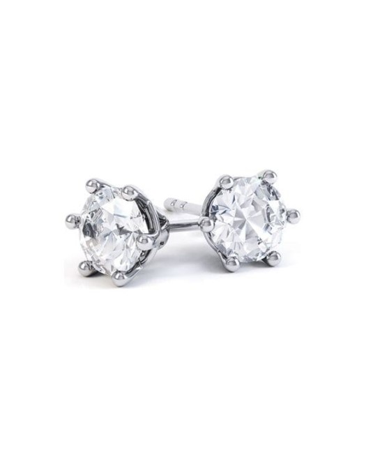 Orecchini Diamanti D-VS1 di 1 carato
