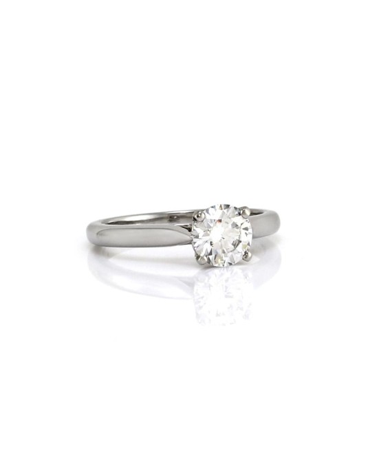 Anello Modello Cartier in oro bianco 18k
