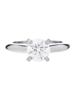 Solitario Modello Cartier con diamante 1 carato