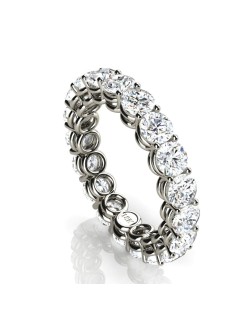 Anello Veretta Modello Cartier con diamanti