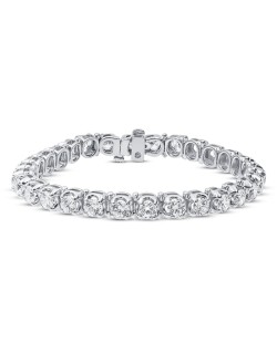 Bracciale Tennis Diamanti E-VVS2 di 1 carato