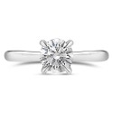 Solitario Platino Di Matrimonio con Diamante