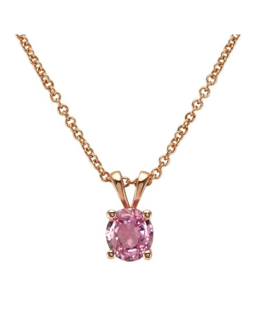 Ciondolo Zaffiro Rosa di 1 carato