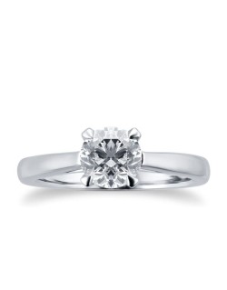 Solitario Modello Tiffany con diamante 1 carato