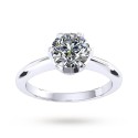  Solitario Modello Bulgari con diamante 0.90