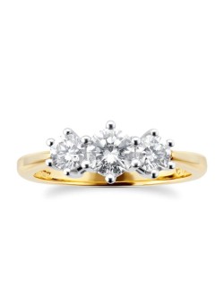 Trilogy Modello Damiani in Oro Giallo