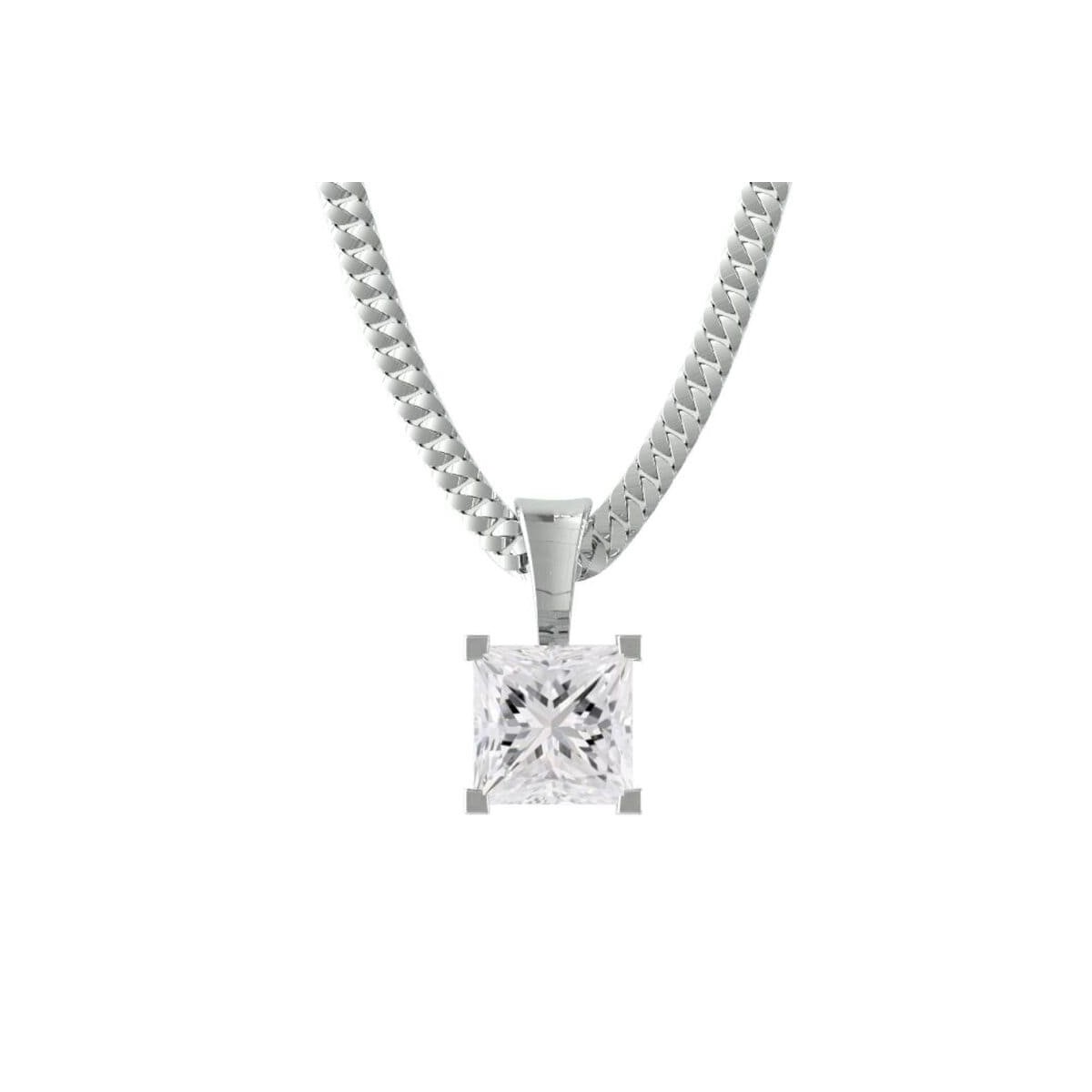 Ciondolo Modello Bulgari con Diamante Princess