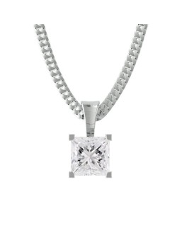 Ciondolo Modello Bulgari con Diamante Princess