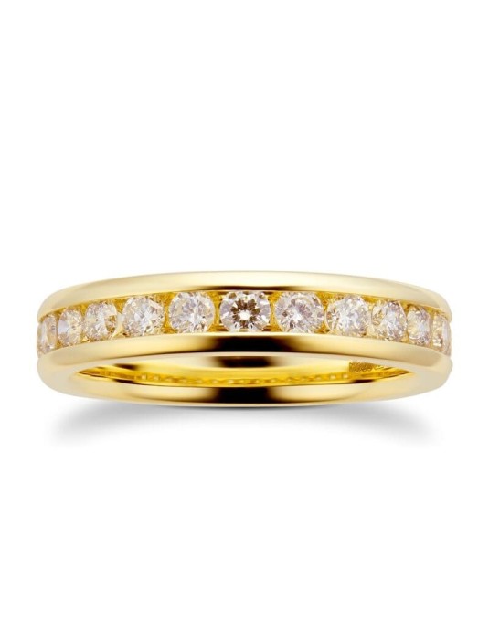 Anello Veretta Modello Tiffany con diamanti