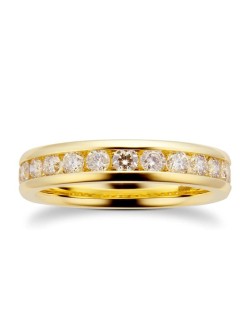 Anello Veretta Modello Tiffany con diamanti