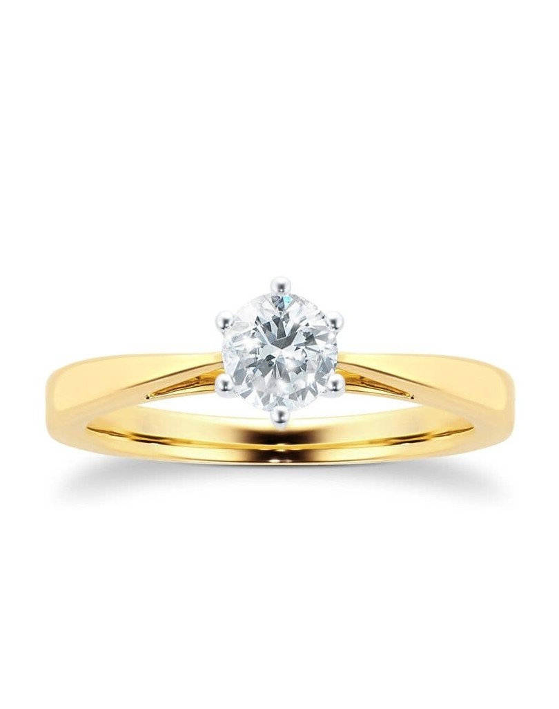 Anello Matrimonio Modello Damiani diamante 0.50