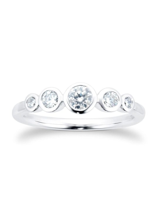Anello Riviera Modello Bulgari con Diamanti