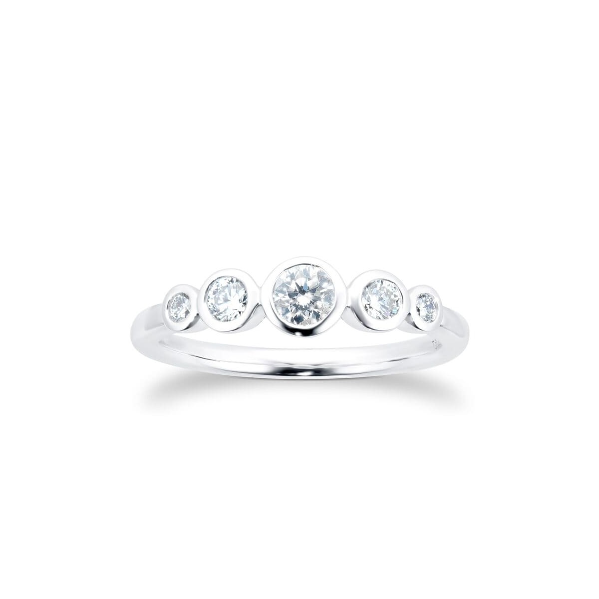 Anello Riviera Modello Bulgari con Diamanti