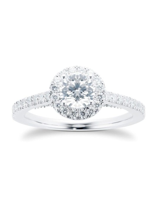 Anello Cluster con Diamanti
