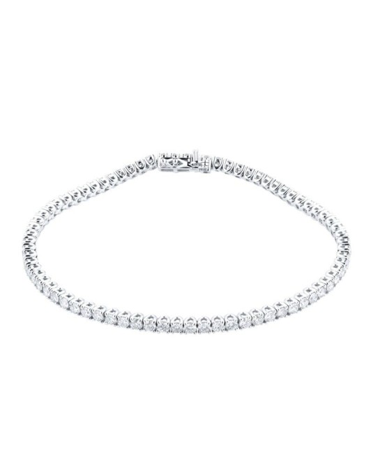 Bracciale Platino Modello Damiani con diamanti