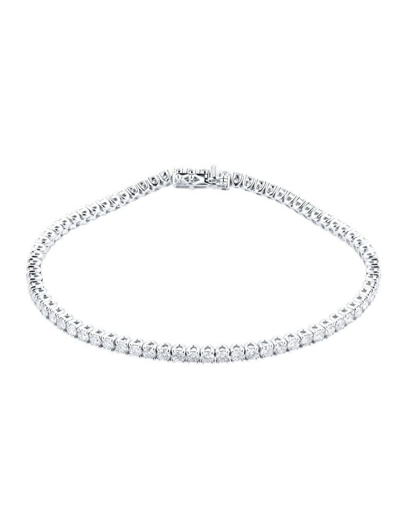 Bracciale Platino Modello Damiani con diamanti