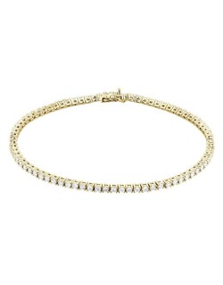 Tennis Oro Giallo Modello Bulgari con diamanti
