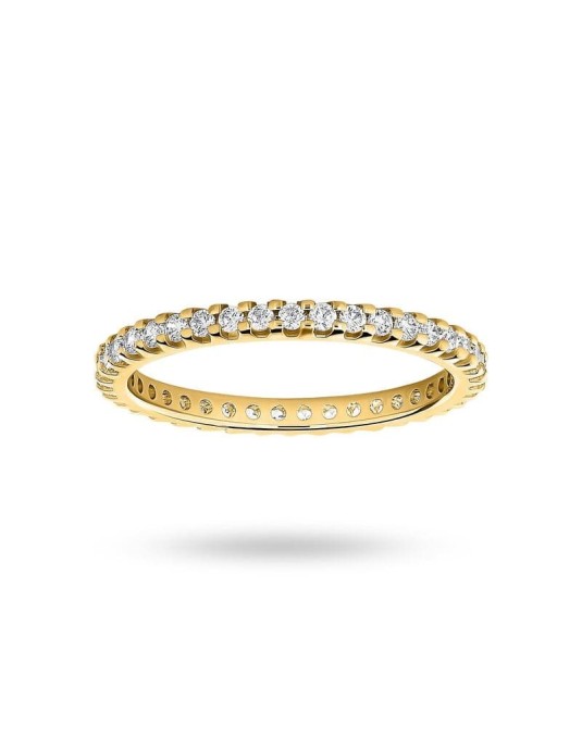 Anello Eternity Di Fidanzamento con diamanti