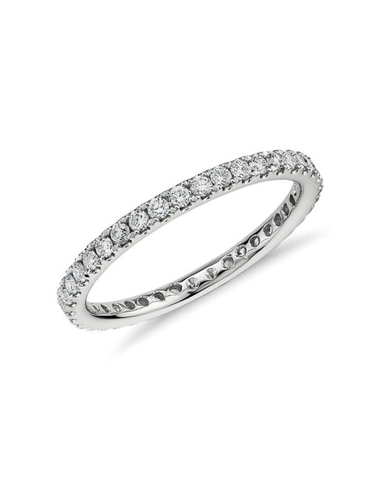 Anello Veretta Di Matrimonio con diamanti