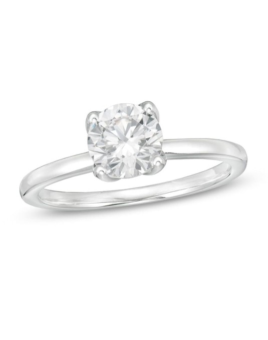 Solitario Platino Modello Bulgari con diamante
