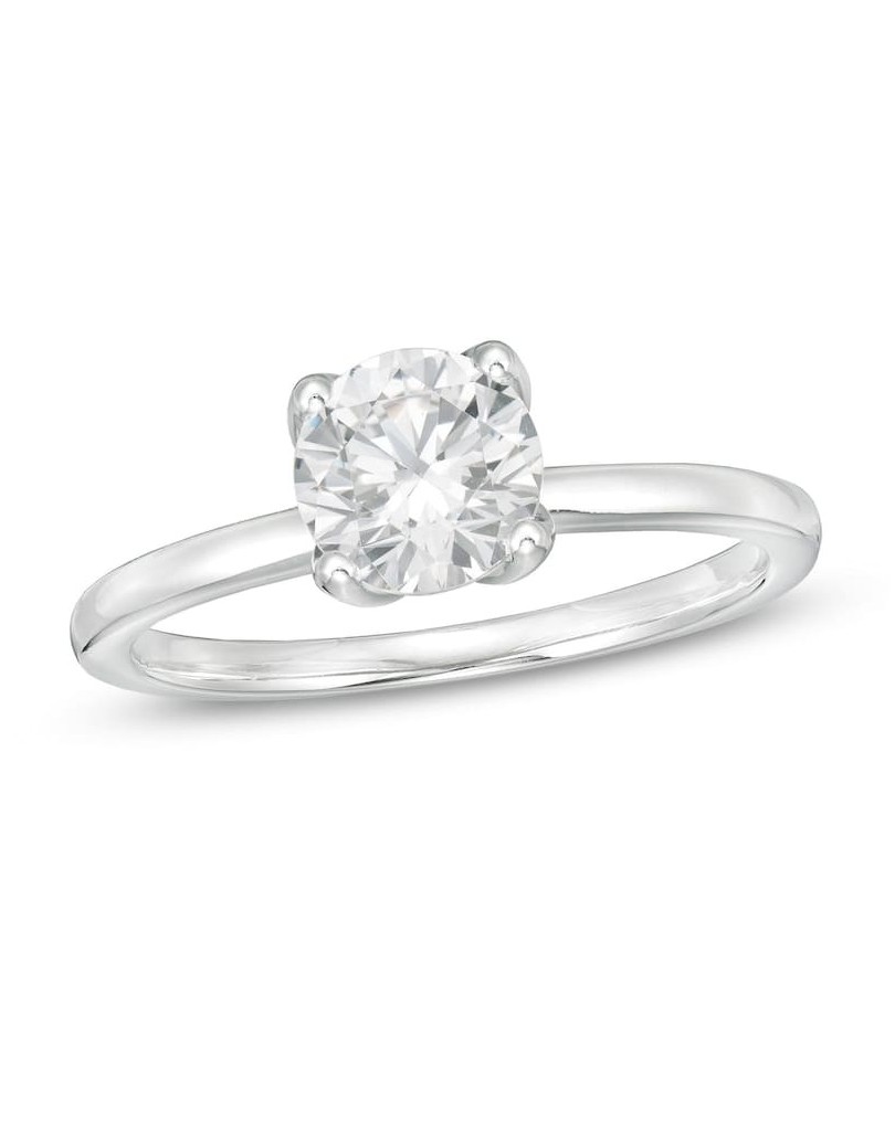 Solitario Platino Modello Bulgari con diamante