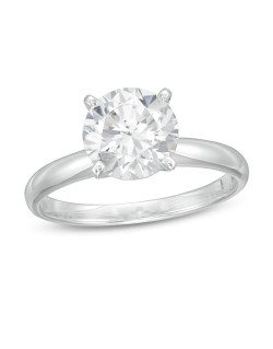 Anello Solitario Modello Tiffany con diamante 0.50 carati