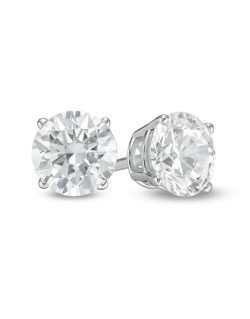 Orecchini Punto Luce Modello Tiffany con diamanti