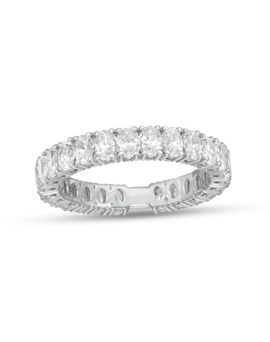 Anello Veretta Diamanti Ovali di 1 carato