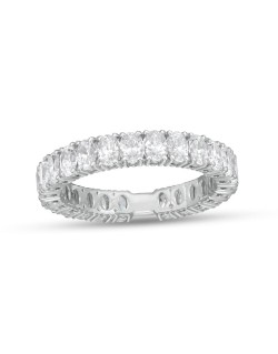 Anello Eternity Diamanti Ovali di 2 carati