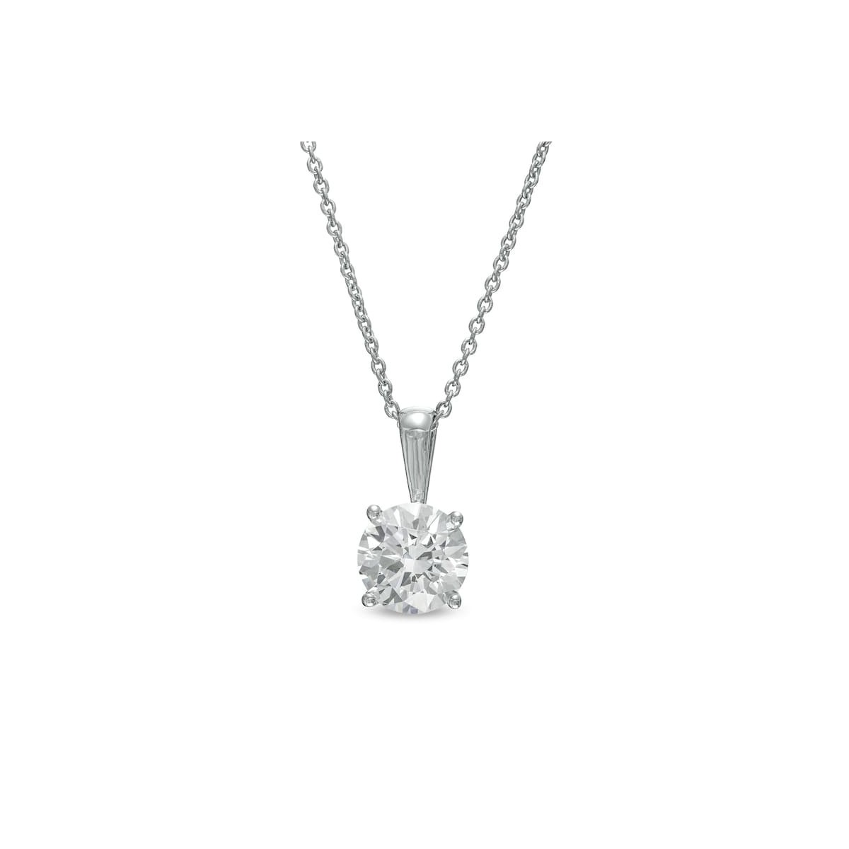 Ciondolo Platino Modello Damiani con diamante