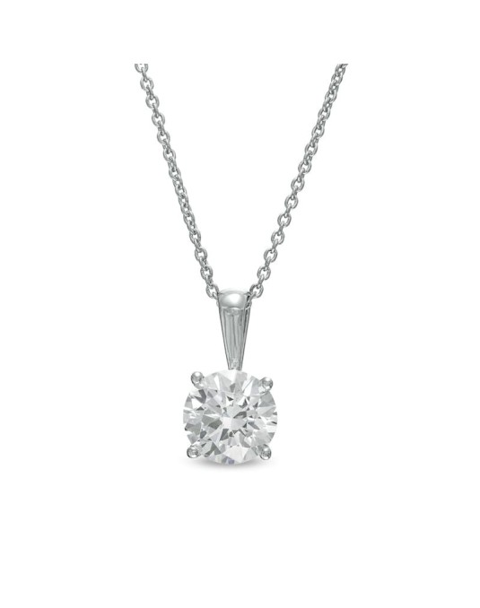 Ciondolo Platino Modello Bulgari con diamante