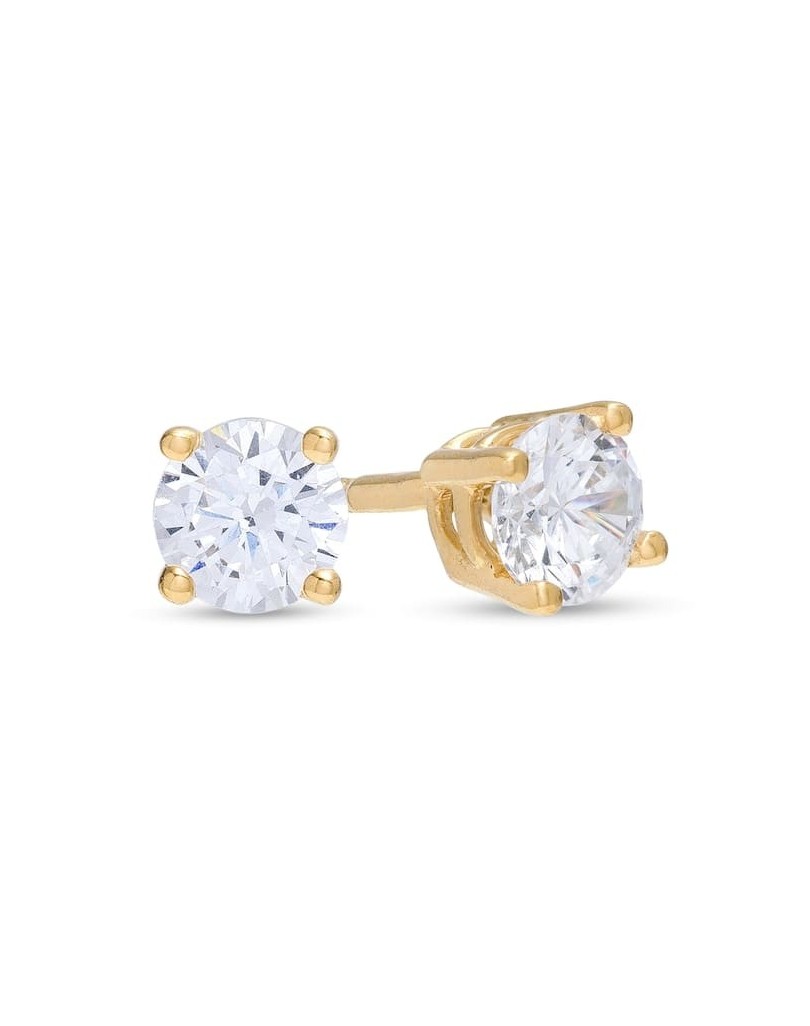 Orecchini Oro Giallo Modello Cartier Con Diamanti