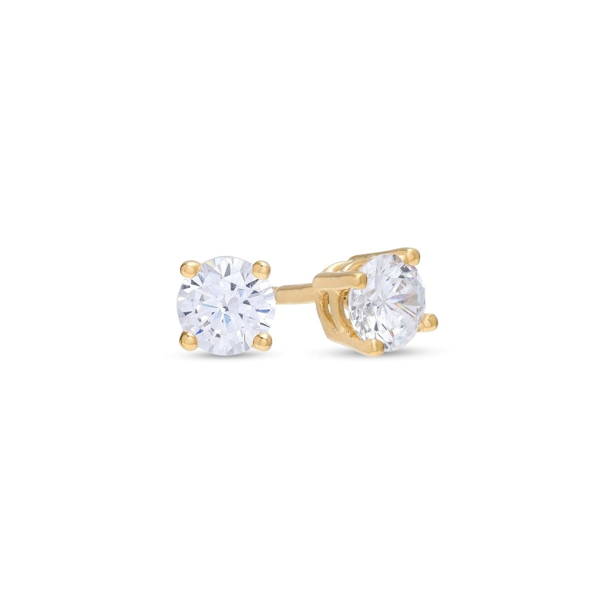 Orecchini Oro Giallo Modello Bulgari Con Diamanti