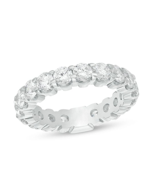 Anello Eternity Per Matrimonio con diamanti
