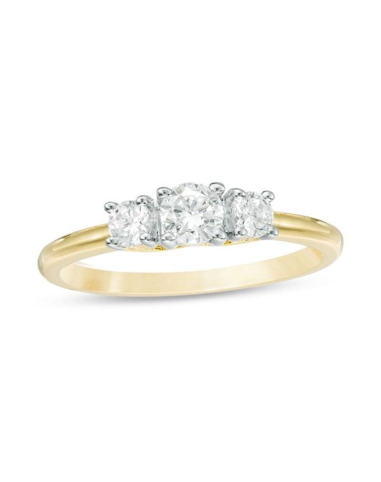 Trilogy Oro Giallo Modello Damiani con diamanti
