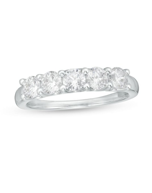 Anello Riviera Per Matrimonio con diamanti